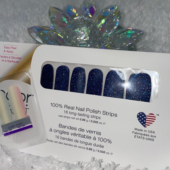 Color Street | Twilight Hour, deep blue glitter nail strips - Picture 6 of 17